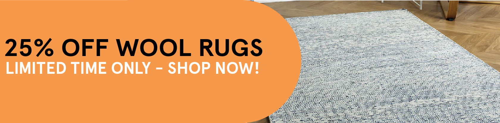 25% off wool rugs